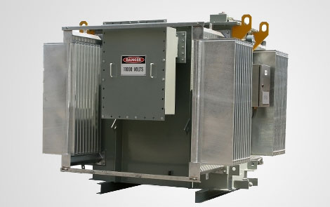 Oil grounding distribution transformer